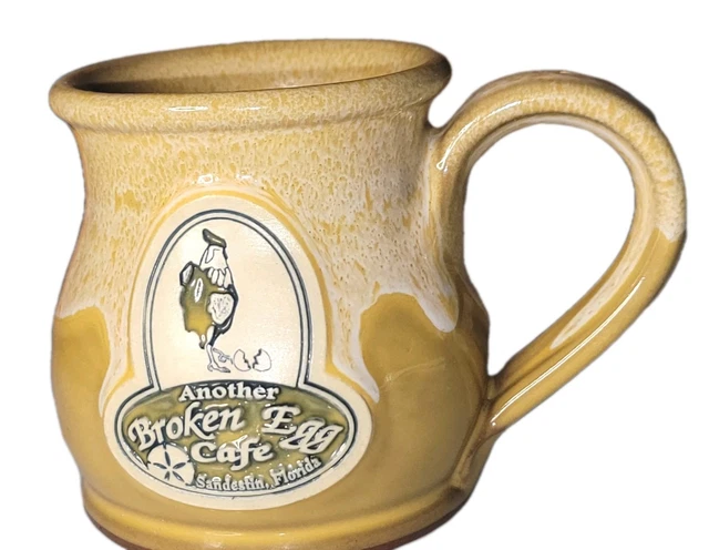 ANOTHER BROKEN EGG Cafe Mug candle Shreveport, LA Deneen Pottery Hand  Thrown NEW $21.32 - PicClick CA