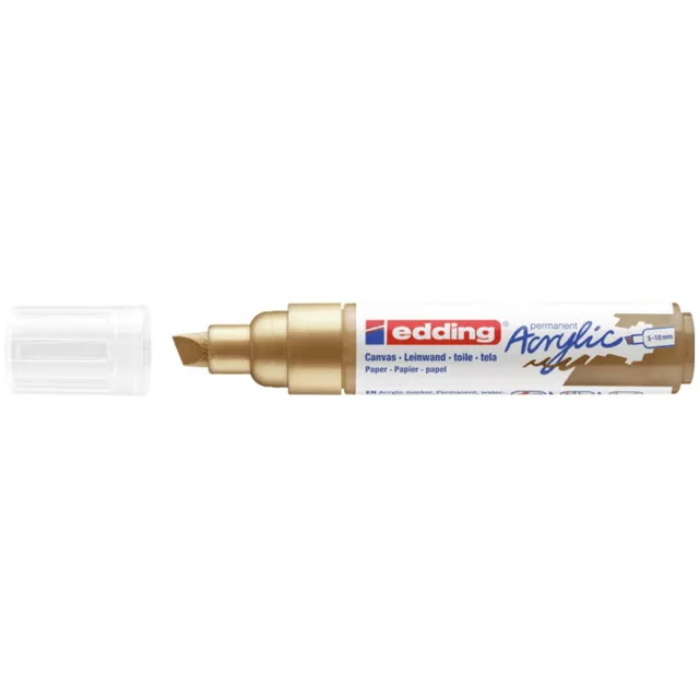 EDDING 5000 Acrylic Paint Marker - Chisel Tip - Broad - NEW