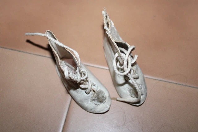 3 Tabatieres Forme Chaussure Carton Bouilli Laqué Fin XIX