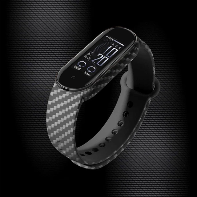 Cinturino di ricambio Cinturino in fibra di carbonio For Xiaomi Mi Band 6 5 4 3
