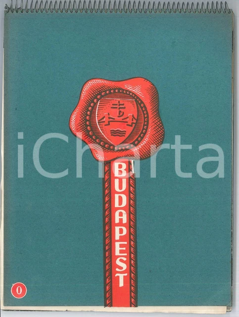 1939 BUDAPEST - UNGHERIA Calendario settimanale - Ufficio Turistico di Budapest