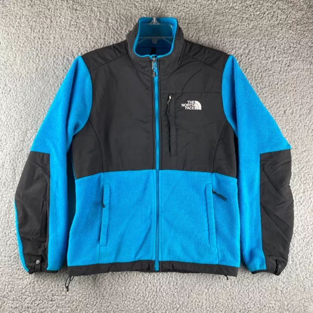 The North Face Womens Denali Jacket Small S Blue Fleece Polartec Full Zip