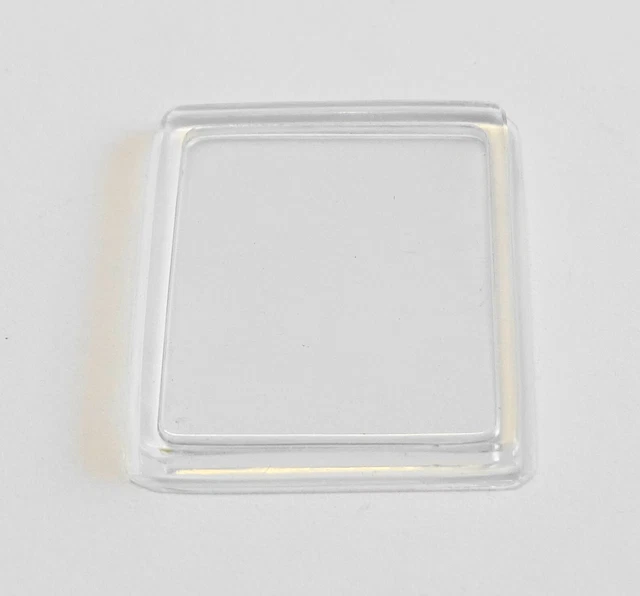Verre De Montre Rectangulaire 21x25 Mm - ROBUR Genève Cintré 4 Côtés