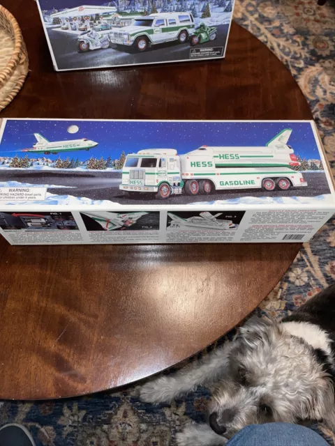 Hess Toy Truck and Space Shuttle with Satellite 1999 New In Box
