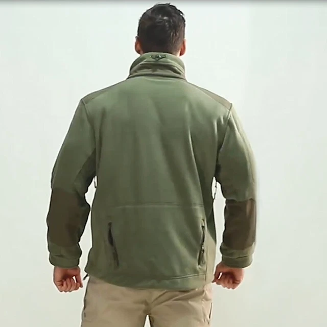 Mens Extra Thick Warm Fleece Heavy Duty Work Jacket Padded Anti Pill Winter Uk~ 3