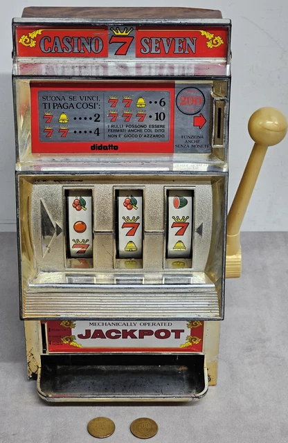 Machine à Sous Mécanique WACO - Réplique Années 80 - Modèle De Table (Occasion)