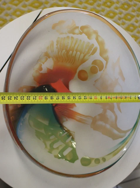 Superbe Coupe en verre multicouches par Jean-Paul Raymond c.1980 4