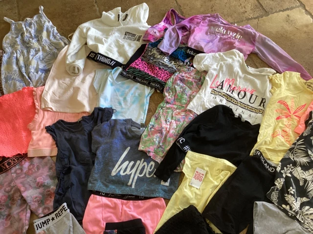 Pacchetto abbigliamento estivo enorme per ragazze 7-8 anni, 45+ articoli 4