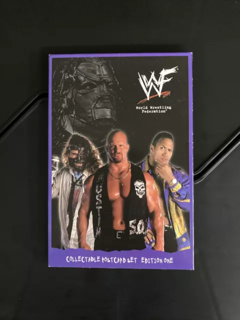 (WWE) WWF Postcard Edition One **RARE** Stone Cole Steve Austin Mankind The Rock