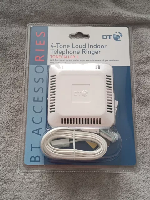 BT Tonecaller II 4 Tone Loud Indoor Telephone Ringer 871582