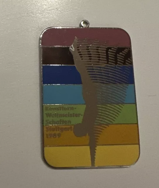 MEDAILLE KUNSTTURN WELTMEISTERSCHAFTEN Stuttgart 1989 EUR 9,00
