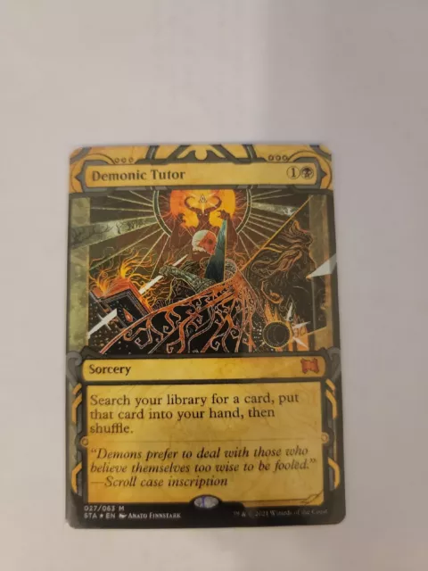 MTG Demonic Tutor Strixhaven: Mystical Archives 027/063 Regular Mythic MTG Demonic Tutor Strixhaven: Mystical Archives 027/063 Regular Mythic