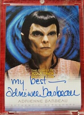 Adrienne Barbeau autograph card The Quotable Star Trek: Deep Space Nine 2007