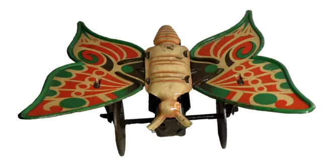 Schmetterling, mit Federwerk, made in US-Zone, Hersteller unbekannt