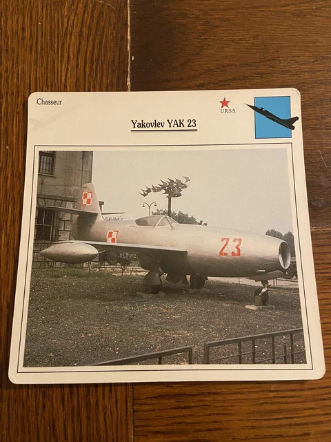 Carte Collection Chasseur Yakovlev YAK 23