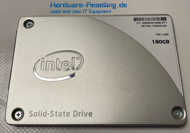 Lot Of 2 Intel Pro 1500 SSDSC2BF180A4H 180GB SATA III 2.5" Solid State Drives (Used)