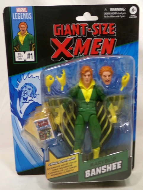 MARVEL LEGENDS FIGURA de Acción Banshee Tamaño Gigante 6