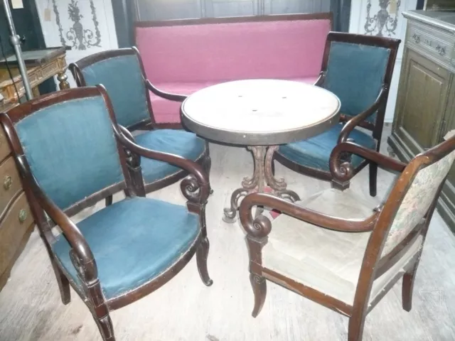 Polstermöbel Sofa Stuhl Sitzbank Sitzmöbel Sessel Sitzgruppe Biedermeier Liege