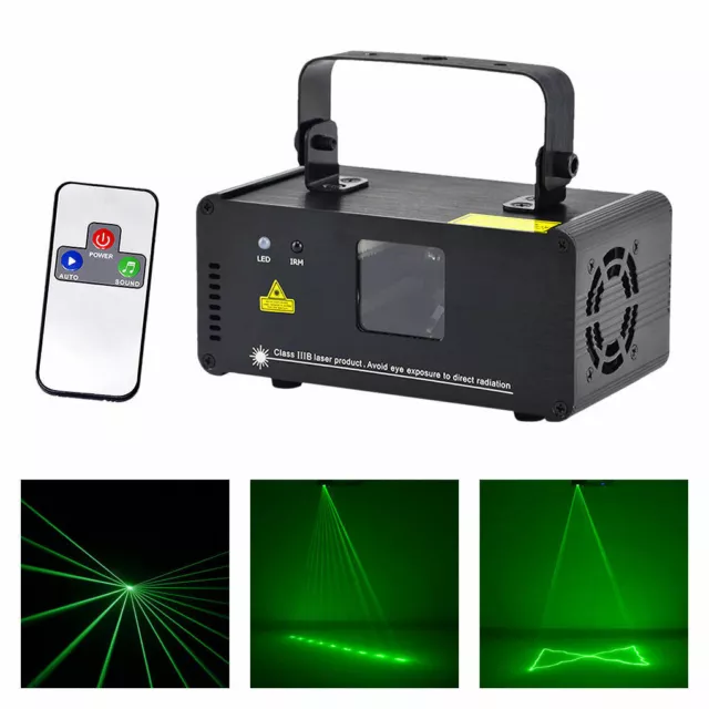 Mini Remote Green Beam DMX Stage Lighting DJ Dance Party Projector Laser Lights