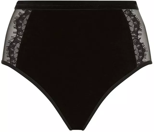 BLUEBELLA L60227 Black Nina High-Waist Brief Women's Underwear Size XL