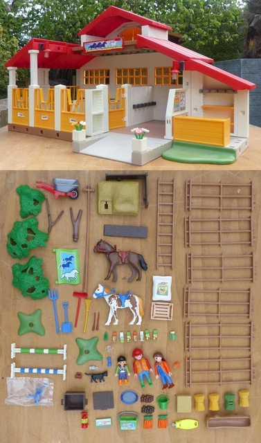 PLAYMOBIL - CENTRE Equestre / Chevaux - 4190 - Avec Accessoires / Personnages EUR 14,99 