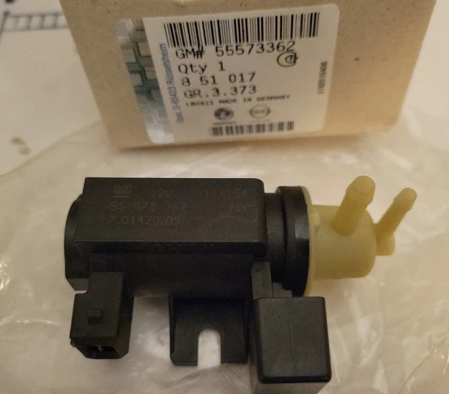 GENUINE GM TURBO Boost Pressure Control Solenoid Valve Saab Vauxhall