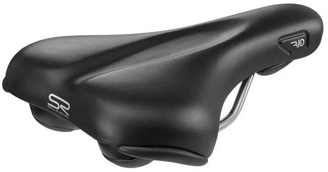 Selle De Vélo Vintage Selle Royal - Noire, Cuir, Confort, Fabriquée En Italie