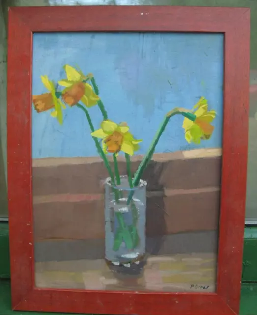 north wales oil painting "Daffodils2"