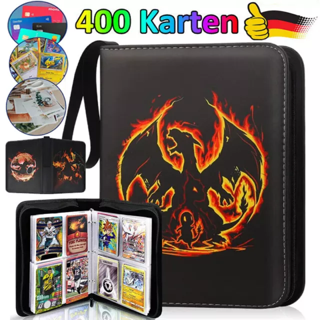 Pokemon Sammelalbum 400-900 Karten Sammelheft Ordner Sammelmappe