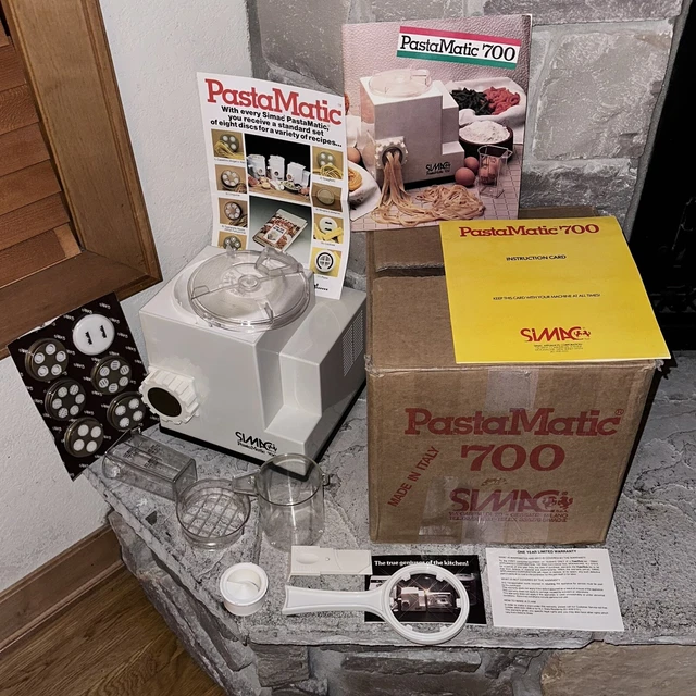 Simac PastaMatic 700 Made in Italy Pasta Maker Vintage Simac PastaMatic 700 Made in Italy Pasta Maker Vintage