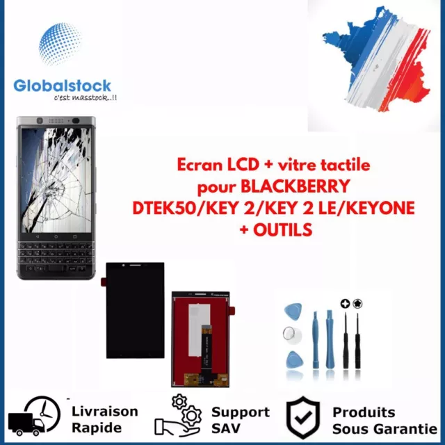 Ecran LCD + vitre tactile pour BLACKBERRY DTEK50/KEY 2/KEY 2 LE/KEYONE + OUTILS