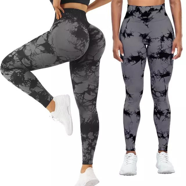 Women's Fitness Sport Leggings Ladies Seamless High Waist Gym Yoga Pants Stretch 3