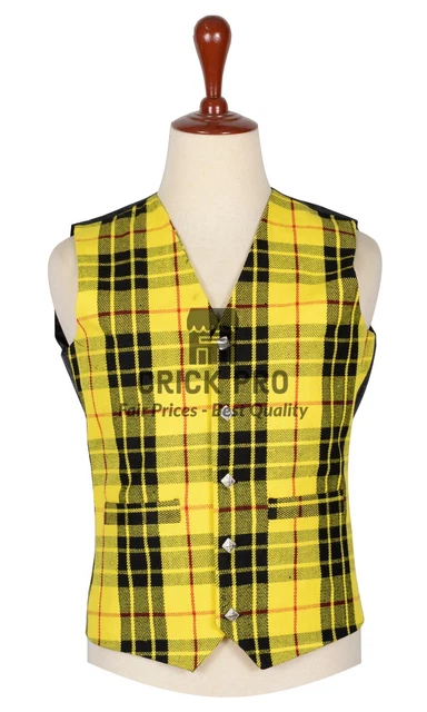 MacLeod of Lewis Scottish Handmade Waistcoat Kilt Vest - Custom made Waistcoat