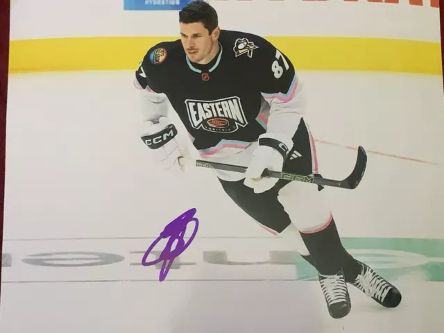Pittsburgh Penguins Sidney Crosby Signed 8x10 Photo Framed & Matted wi –  Prime Time Sports