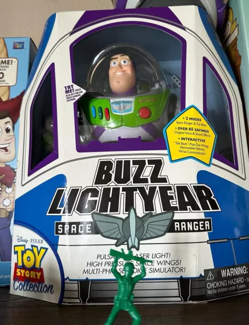 toy story collection buzz lightyear thinkway White Logo