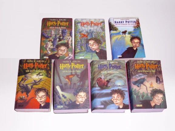 HARRY POTTER 1-7 gebundene Ausgaben Komplett Harry Potter Bücher 1 2 3