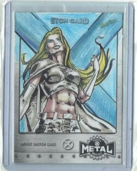 Marvel 2020 Upper Deck Metal Universe Artist Sketch Card 1/1(Bruce Lugli)
