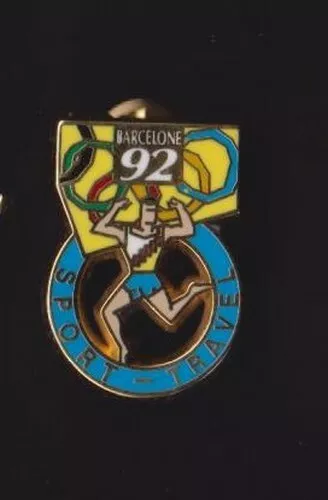 Pin's Barcelone Jeux Olympiques 92 1992 Zamac Signé Edena Ref 1840