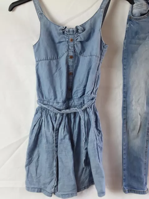 Pacchetto abbigliamento denim per ragazze età 9 anni mantary più un altro 2