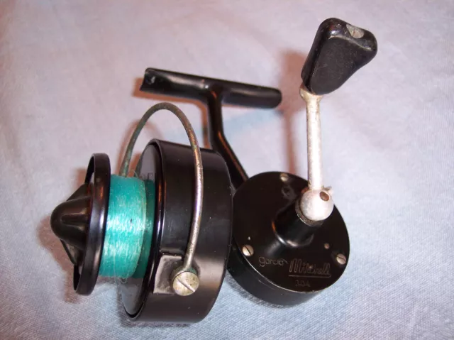 EARLY! S#299913 Vintage GARCIA MITCHELL 304 Fresh Water Spinning Fishing Reel