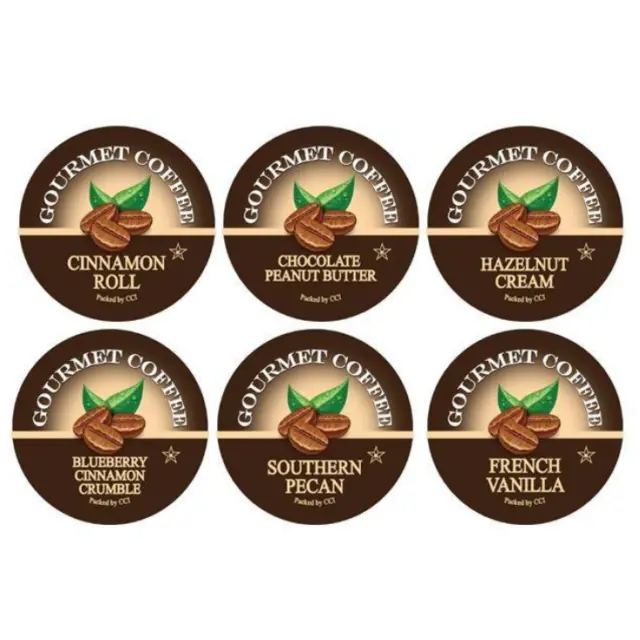 Flavor Lovers Coffee Variety Sampler Pack, Serve Pods for Keurig K-cup Brewers