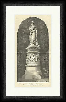 Denkmal der Königin Luise für Berlin Erdmann Encke Säule Wald Faksimile_E 11145