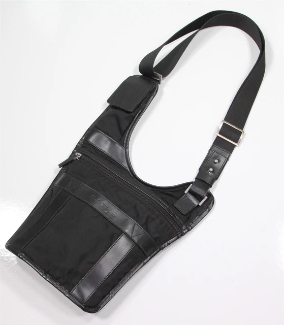 Salvatore Ferragamo Black Crossbody Shoulder Travel Bag 3