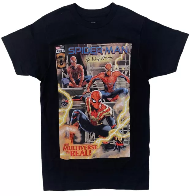 Marvel Comics Mens Officially Licensed Spider-Man The Multiverse Is Real T-Shirt