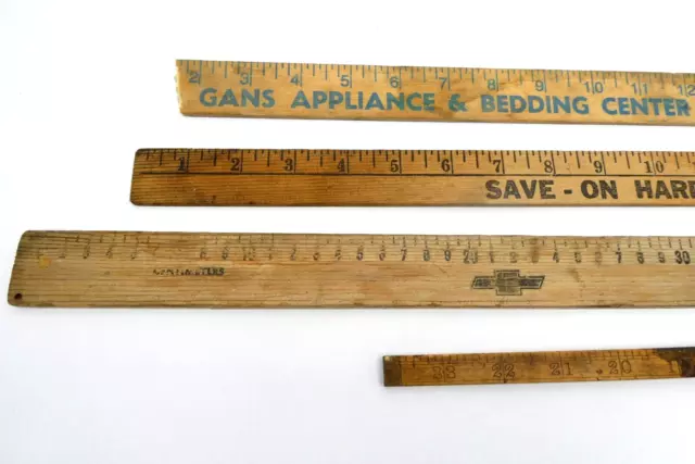 The CS Co Pine Meadow Conn No. 61 Foldable Ruler Dutchess Auto Yardsticks Rulers 3