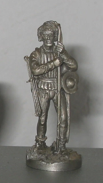 Figurine Soldat En étain Empire Napoléonien Franklin Mint - Échelle 1:32 ? - Pièce De Collection Rare