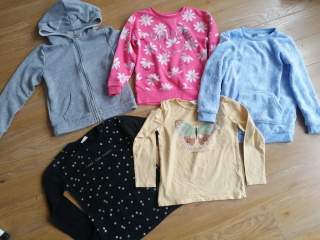Girls clothes Bundle Hoodie and top 6-7 years