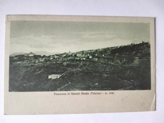 GERACI SICULO Palermo - Panorama di Geraci Siculo fp v.ta 1929
