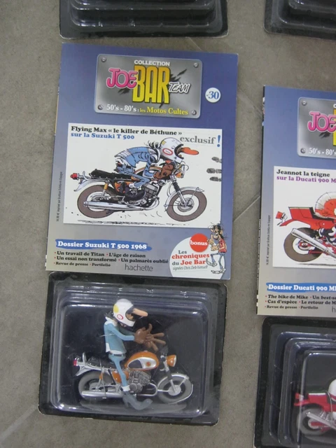 Moto Joe Bar Team Série 2 N°85 - Suzuki TR 750 1973 Jack Finlay - Résine 1/18 Hachette