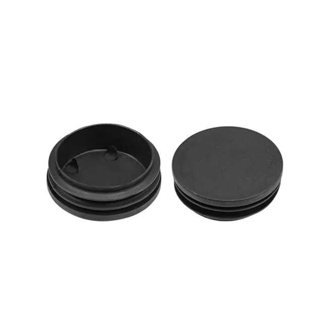 Plastic Plug End Caps 50mm Round Furniture Table Chair Legs 10Pcs